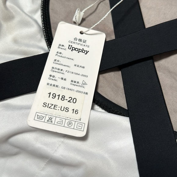 Never worn awesome swimsuit. It didn’t fit me, I have the size that did. 😊 - Picture 6 of 6